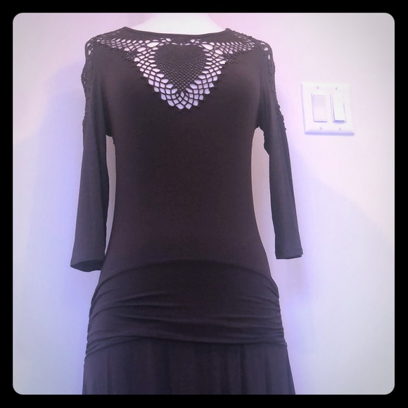 BCBGMAXAZRIA dress with crochet details - Picture 2 of 8
